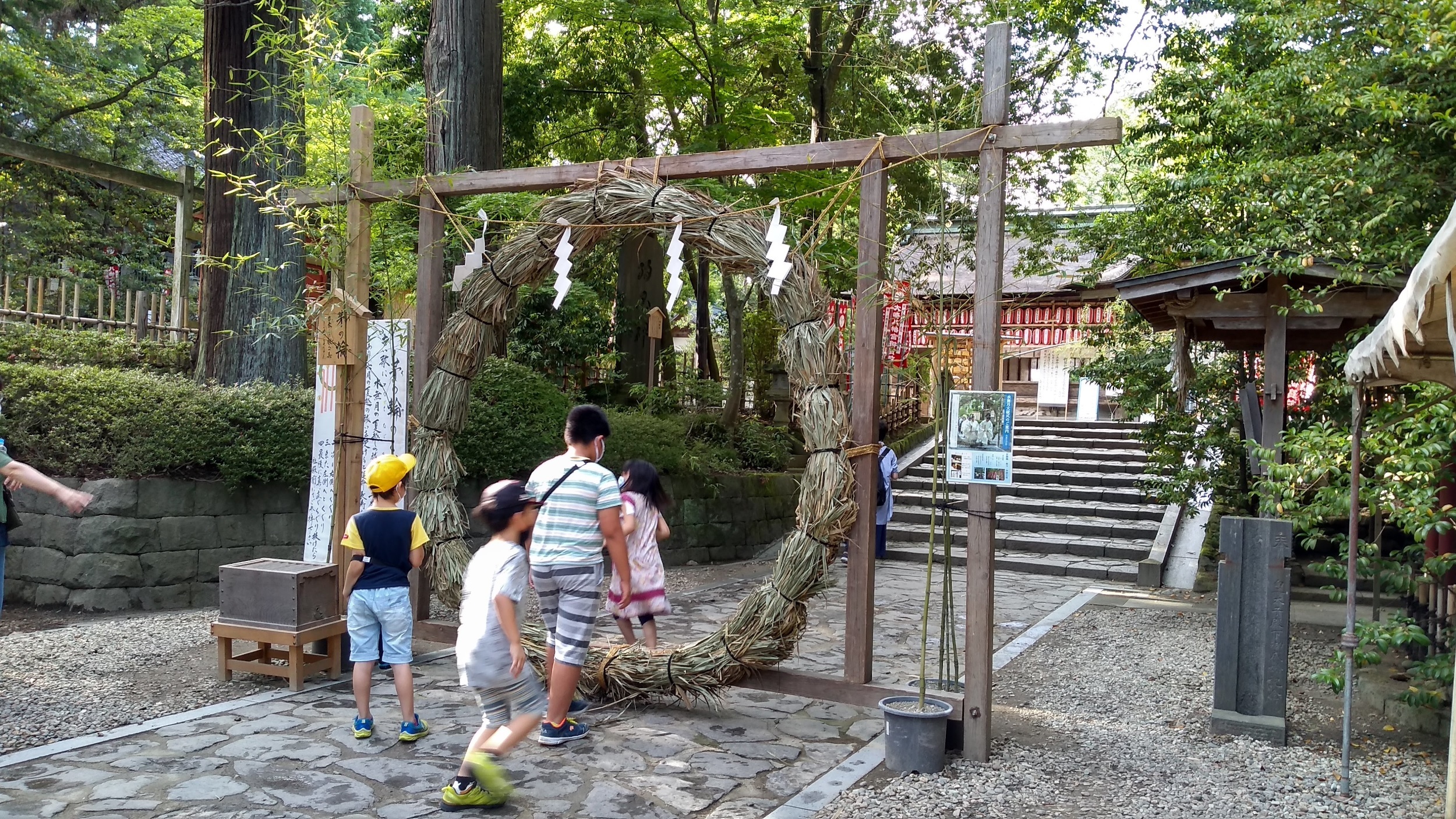 茅の輪くぐり1